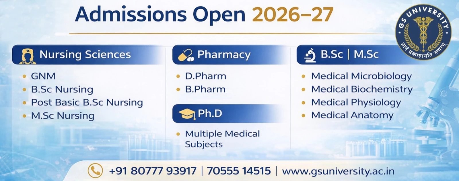Pharmacy Admission